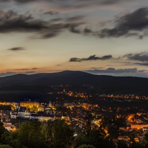 Pano_Krumlov z Krížoveho vrchu